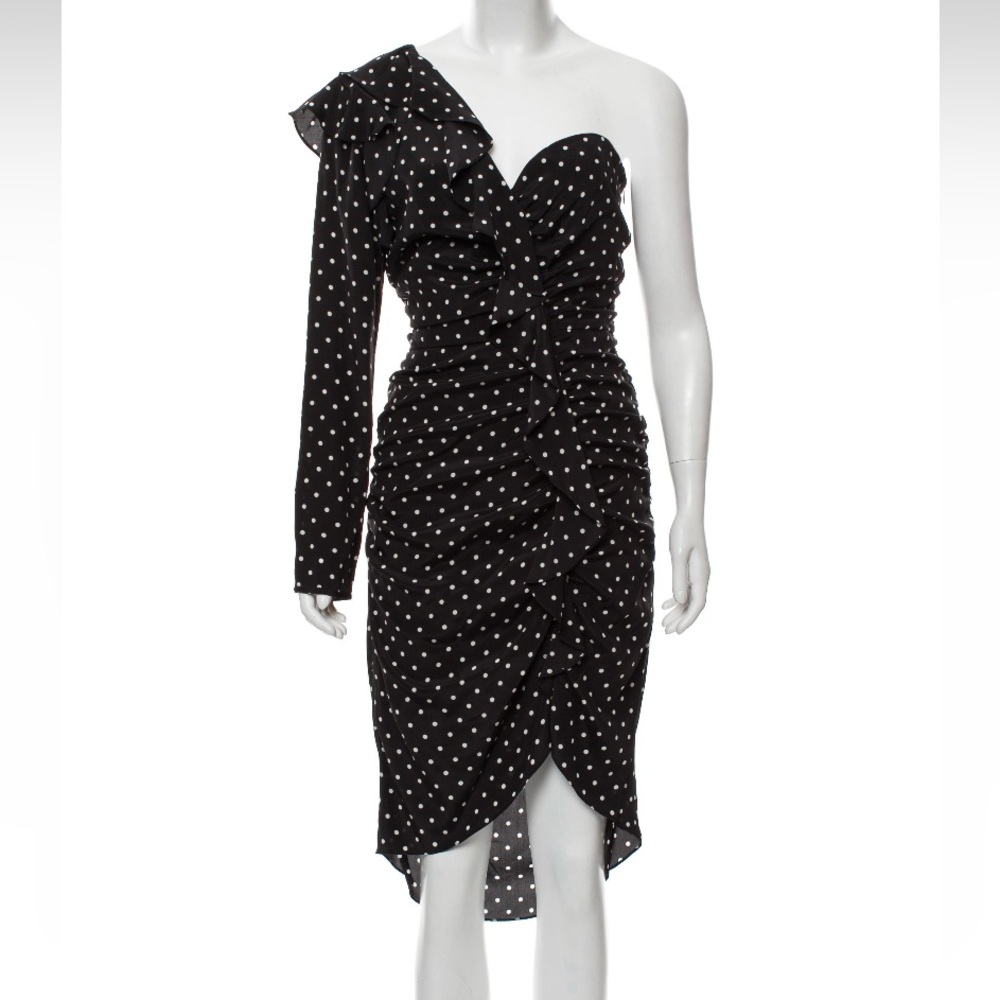 Veronica Beard Silk polka dot dress